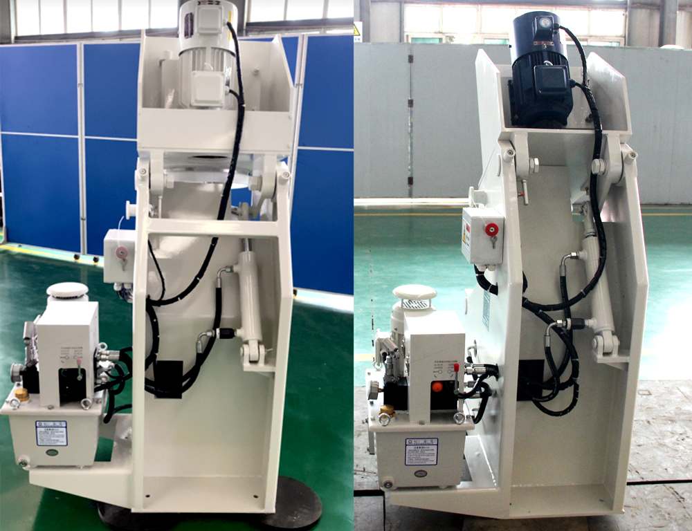 實驗室用造粒機傳動裝置示意圖